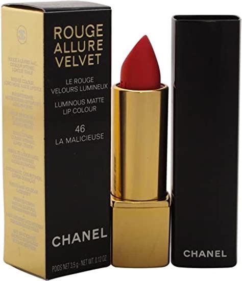 la malicieuse chanel|ROUGE ALLURE VELVET Luminous matte lip colour 46 .